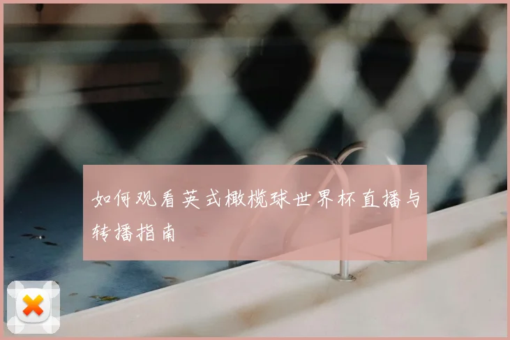 如何观看英式橄榄球世界杯直播与转播指南